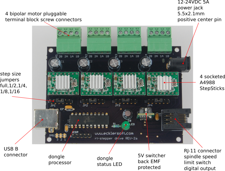 gecko g540 4 axis stepper motor driver